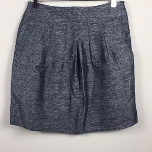 Ann Taylor linen blend shimmer skirt. Size 8.
